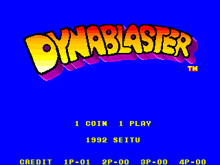 Dynablaster + Bomber Man (bootleg, alt) Title Screen